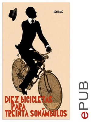 cover image of Diez bicicletas para treinta sonámbulos